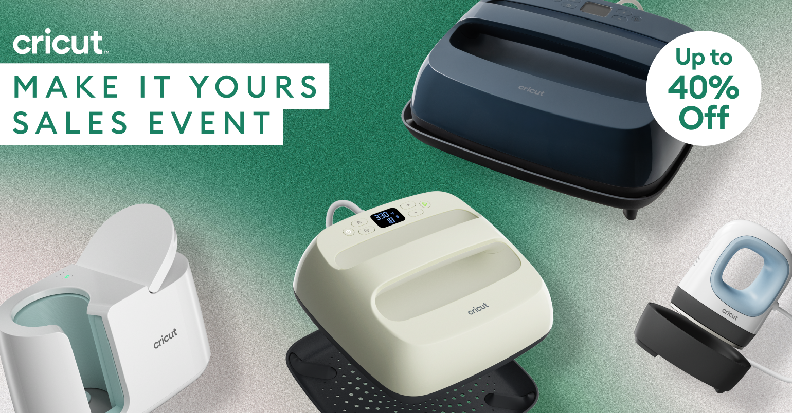 Get a heat press for up to 40% off